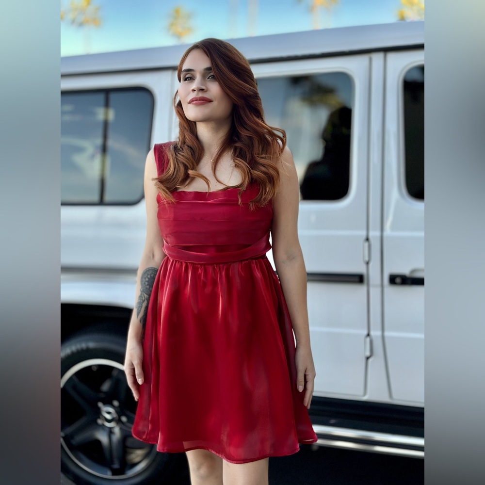 Gorgeous Holiday Party Fit & Flare Mini Dress